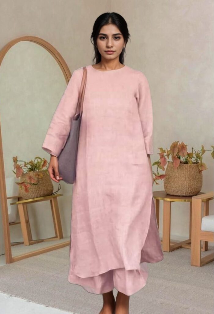Mridula Elegant Pure Cotton Kurta Set - Image 6