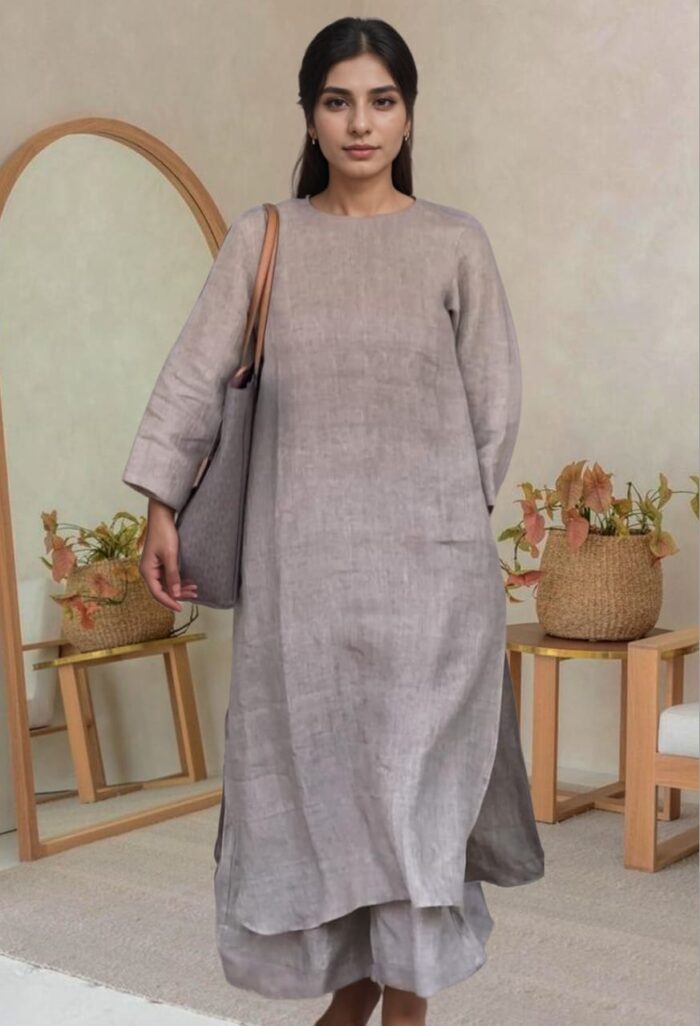 Mridula Elegant Pure Cotton Kurta Set - Image 5