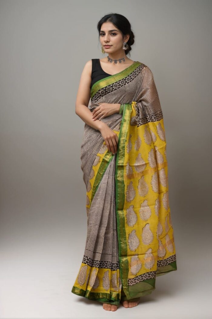 Maheshwari silk saree