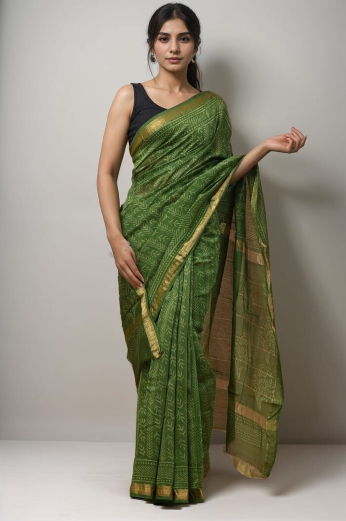 Maheshwari silk saree