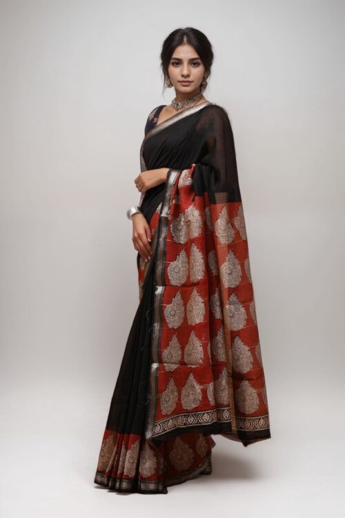 Maheshwari silk saree
