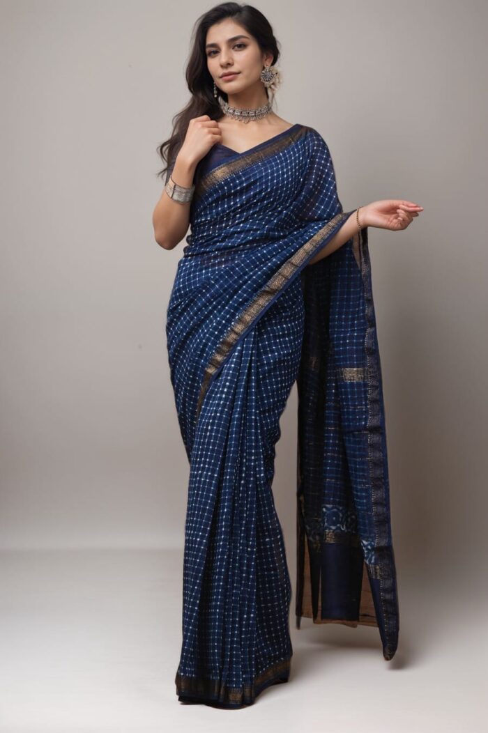 Maheshwari silk saree