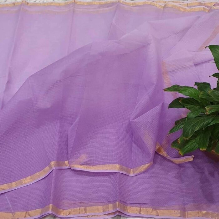 Kota doria pure cotton multi dye saree