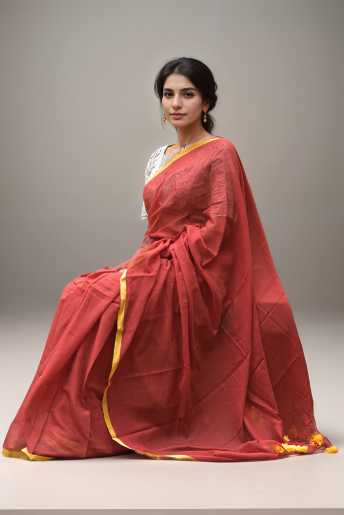 Mul Cotton Saree