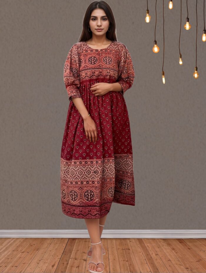 Cotton Printed Dress