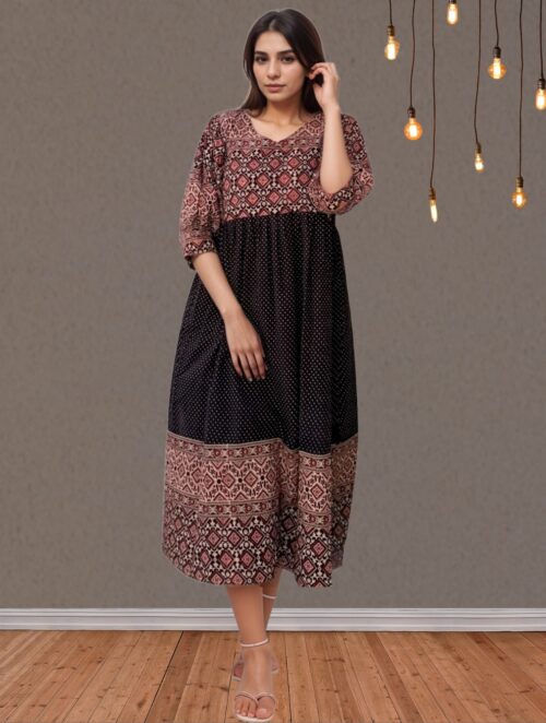 Cotton Printed Dress