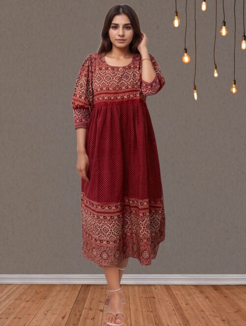 Cotton Printed Dress