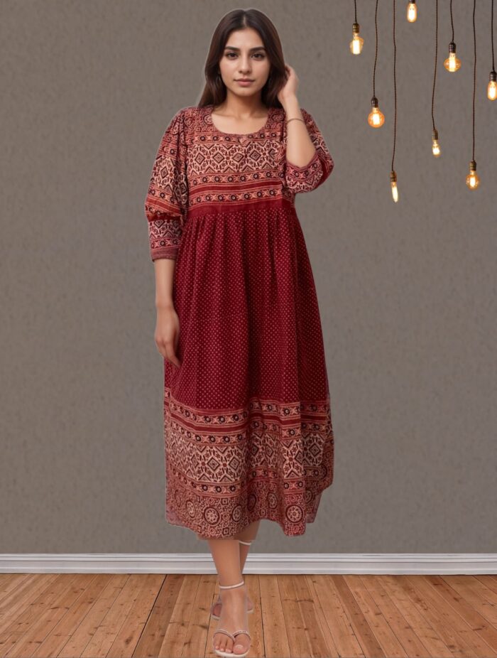 Cotton Printed Dress